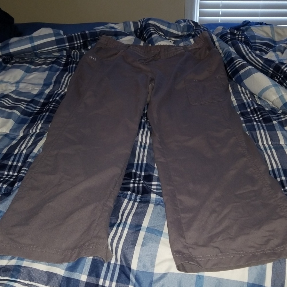 NRG LARGE PETITE Gray scrub pant